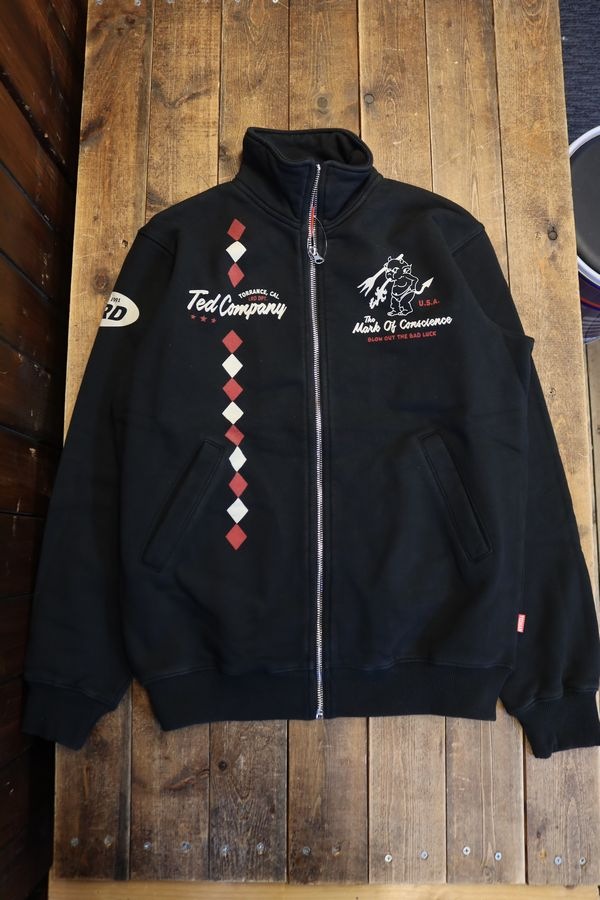 ���վ���TEDMAN(�ƥåɥޥ�)��TDSZ-153 ZIP UP�������å� �֥�å�