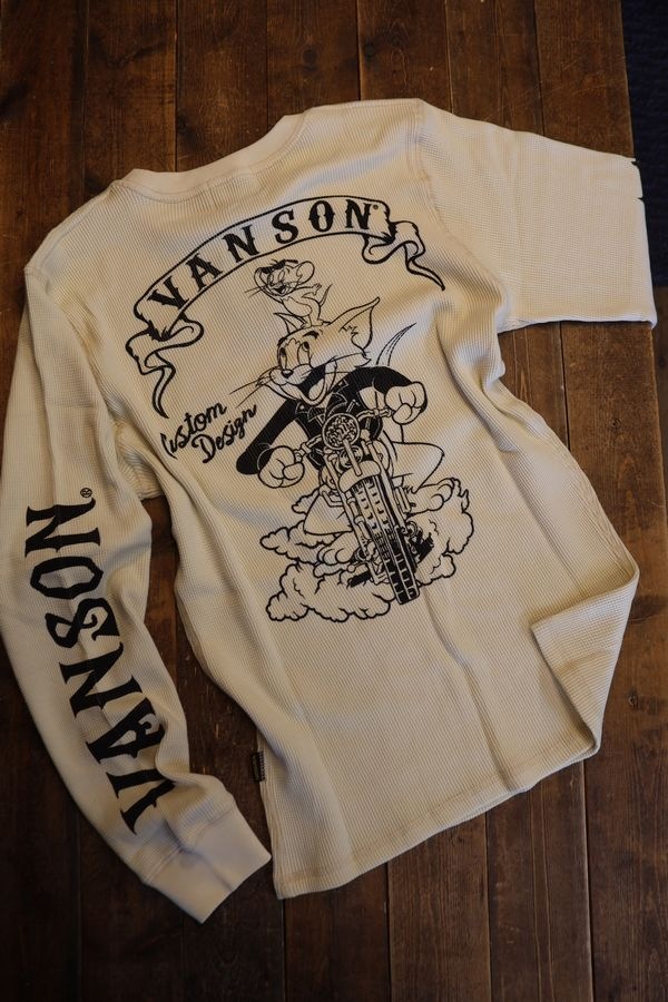 VANSON��Tom and Jerry�����ȥ�ȥ����꡼��TJV-2525 �����ޥ����Tee���Х����������ܥ꡼