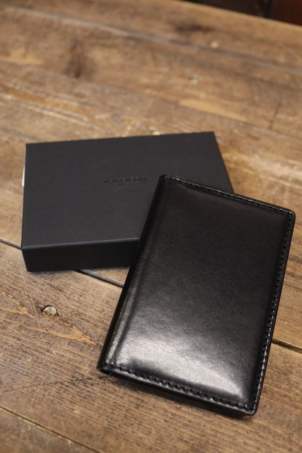 KADOYA カドヤ LEATHER CARD CASE レザーカードケース ブラック