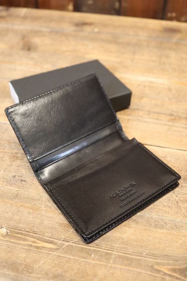 KADOYA �����ɥ䡡 LEATHER CARD CASE���쥶�������ɥ��������֥�å�