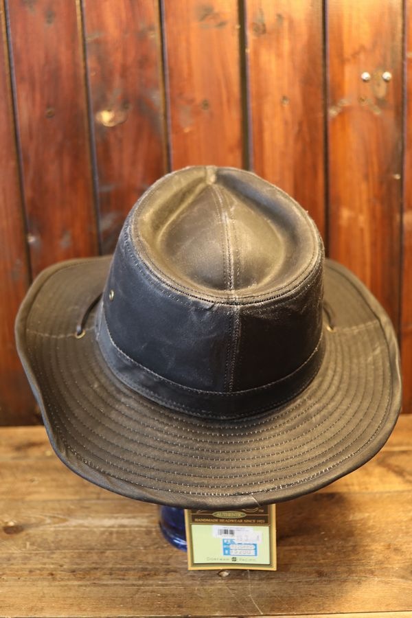 DORFMAN PACIFIC CO.�ʥɡ��եޥ󡦥ѥ��ե��å� ����ѥˡ���WEATHERED COTTON WESTERN HAT �ʥ��������ɥ��åȥ� ���������� �ϥåȡ˥֥�å�