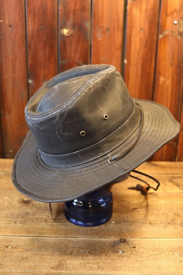 DORFMAN PACIFIC CO.�ʥɡ��եޥ󡦥ѥ��ե��å� ����ѥˡ���WEATHERED COTTON WESTERN HAT �ʥ��������ɥ��åȥ� ���������� �ϥåȡ˥֥�å�