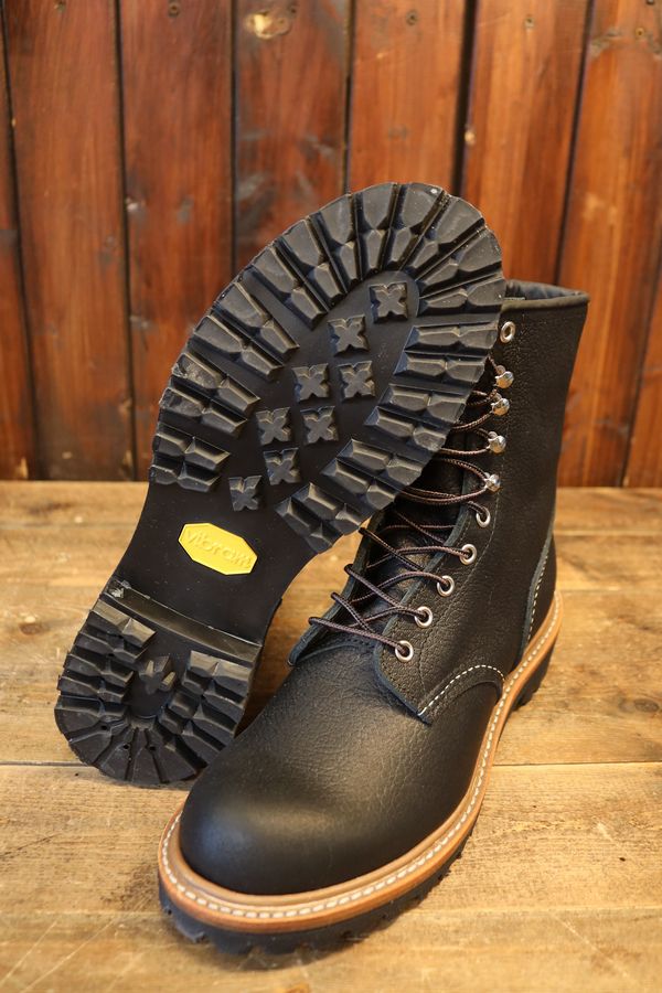 RED WING ��åɥ����󥰡�4501 8-inch Logger (Non-Steel Toe) 8����� ������ (�Υ󡦥��ƥ�����ȥ�)�֥�����������ץ֥�å��֥����륹��å��ס�