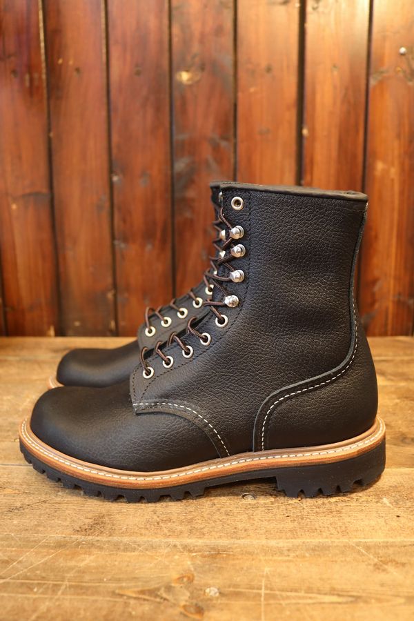 RED WING ��åɥ����󥰡�4501 8-inch Logger (Non-Steel Toe) 8����� ������ (�Υ󡦥��ƥ�����ȥ�)�֥�����������ץ֥�å��֥����륹��å��ס�