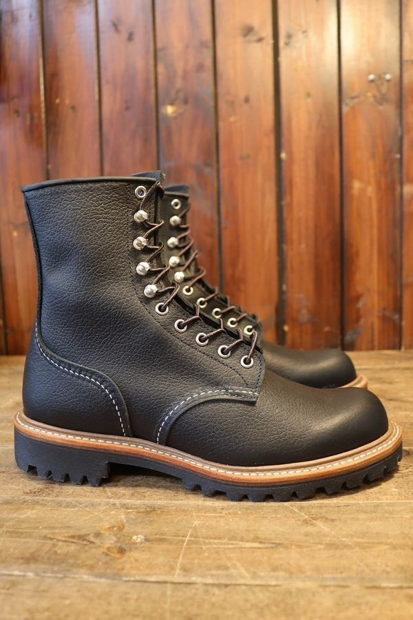 RED WING ��åɥ����󥰡�4501 8-inch Logger (Non-Steel Toe) 8����� ������ (�Υ󡦥��ƥ�����ȥ�)�֥�����������ץ֥�å��֥����륹��å��ס�