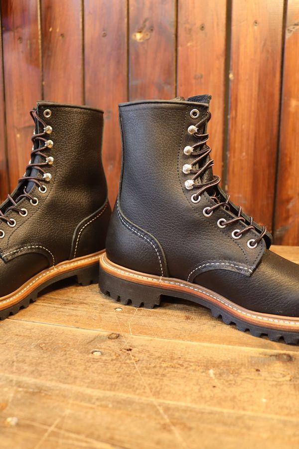 RED WING ��åɥ����󥰡�4501 8-inch Logger (Non-Steel Toe) 8����� ������ (�Υ󡦥��ƥ�����ȥ�)�֥�����������ץ֥�å��֥����륹��å��ס�