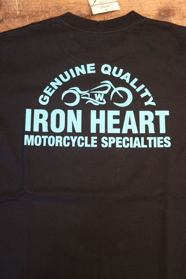 IRON HEART����������ϡ��ȡ�IHT-2504 7.5oz�إӡ��ܥǥ��ץ���T�����(�Х���������)���֥�å�