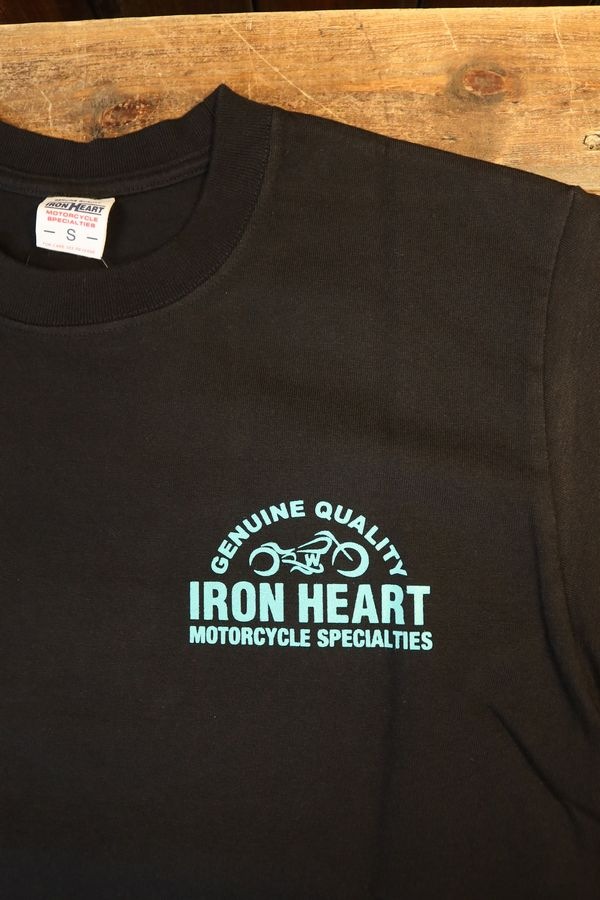 IRON HEART����������ϡ��ȡ�IHT-2504 7.5oz�إӡ��ܥǥ��ץ���T�����(�Х���������)���֥�å�