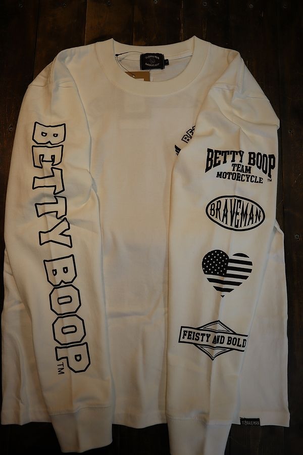 The BRAVE-MAN��BETTY BOOP���٥ƥ�Ĺµ�ԥ���ġ�BBB-2231  ŷ������Tee���ɽ������եۥ磻��