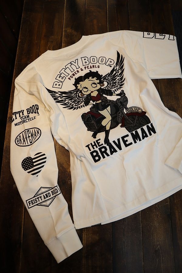 The BRAVE-MAN��BETTY BOOP���٥ƥ�Ĺµ�ԥ���ġ�BBB-2231  ŷ������Tee���ɽ������եۥ磻��