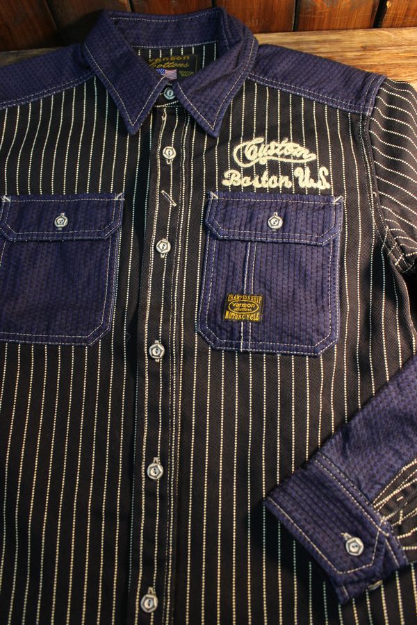 VANSON �Х󥽥� NVSL-907���ɤ������إǥ˥ॷ��ġ�INDIGO��ONE WASH�ˡ���Ǭ�ɤ���