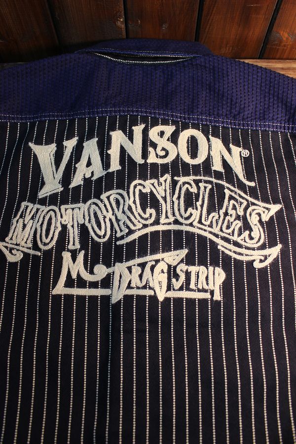 VANSON �Х󥽥� NVSL-907���ɤ������إǥ˥ॷ��ġ�INDIGO��ONE WASH�ˡ���Ǭ�ɤ���