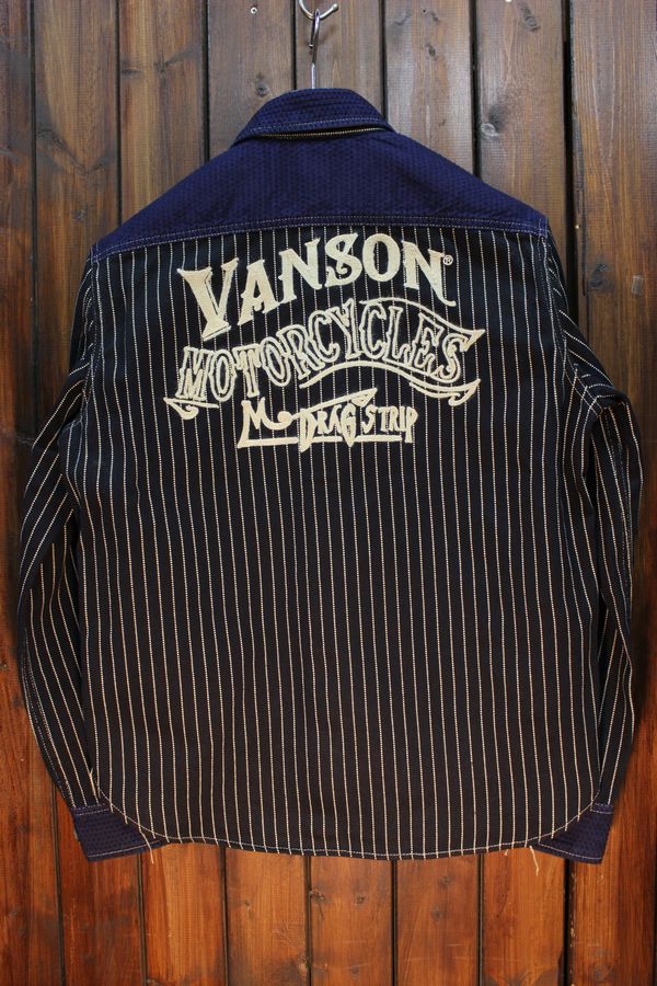 VANSON �Х󥽥� NVSL-907���ɤ������إǥ˥ॷ��ġ�INDIGO��ONE WASH�ˡ���Ǭ�ɤ���