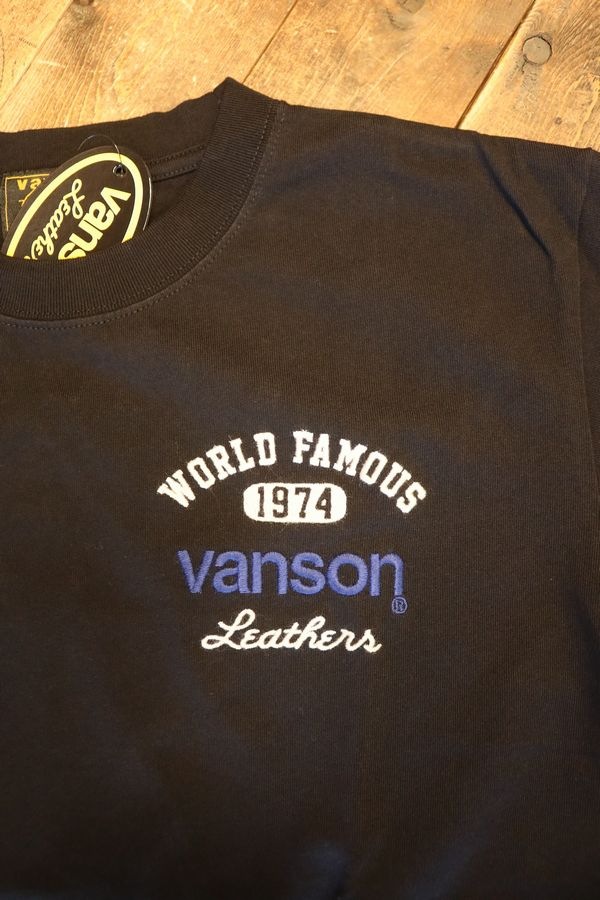 VANSON �Х󥽥�NVLT-2508 ŷ������Tee����󥹥����ɽ�ĹµT����ġ��֥�å�