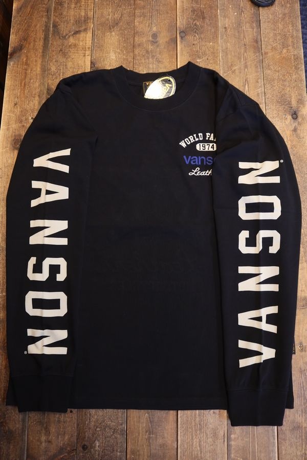 VANSON �Х󥽥�NVLT-2508 ŷ������Tee����󥹥����ɽ�ĹµT����ġ��֥�å�