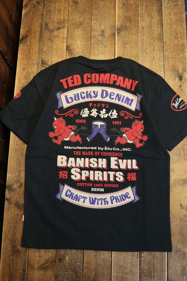 ���վ���TEDMAN���ƥåɥޥ�TDSS-577 TEDMANLUCKY DENIM��T����ġ��֥�å�
