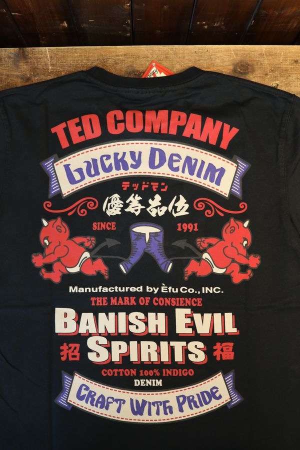 ���վ���TEDMAN���ƥåɥޥ�TDSS-577 TEDMANLUCKY DENIM��T����ġ��֥�å�