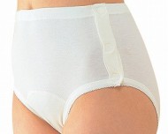 ワンタッチ肌着　婦人用ショーツ　両横下開き / No.57　オフホワイト