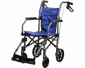携帯折り畳み軽量介助車いす ハンディライトプラス / HLP09020 2色より