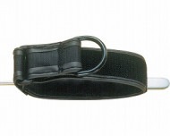 万能カフ　革製差込バンド / H-1　貫通式　黒