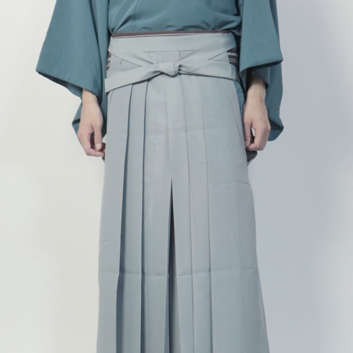 洗える馬乗り袴 グレー