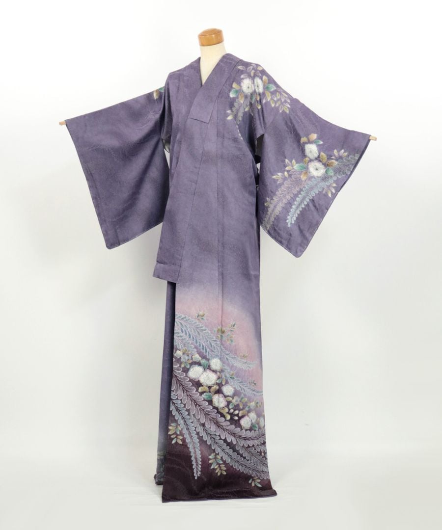 【リユース】訪問着：辻ヶ花模様／2505091