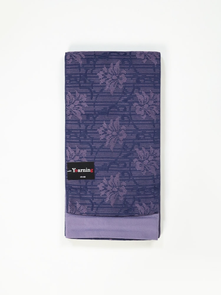 半巾帯 更紗調／縞 日本製