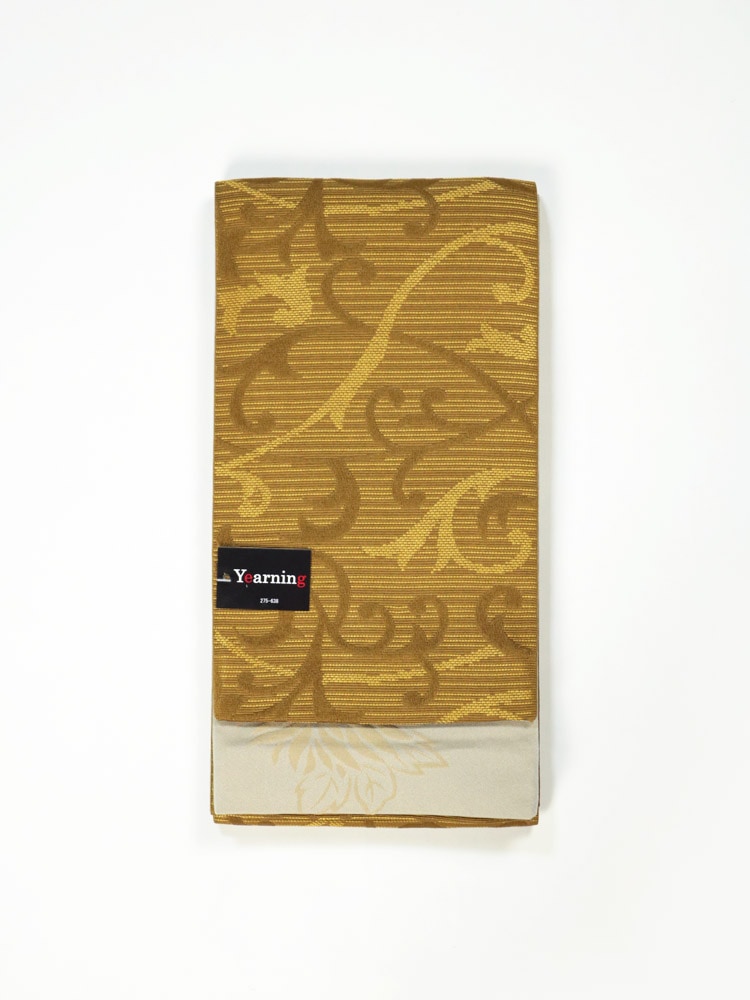 半巾帯 更紗調／菊 日本製