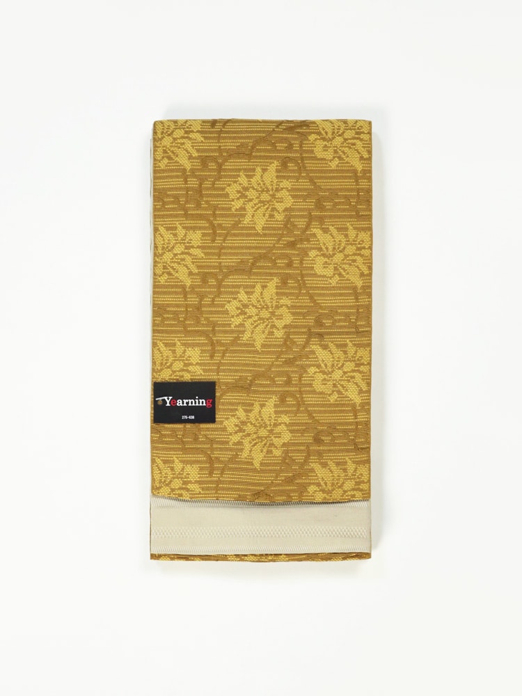 半巾帯 更紗調／縞 日本製