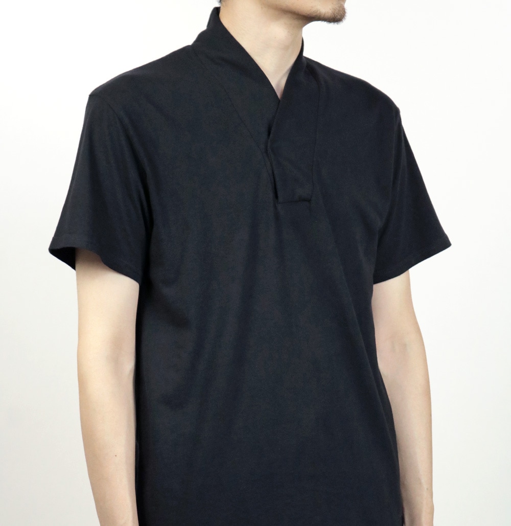 Tシャツ襦袢 ブラック