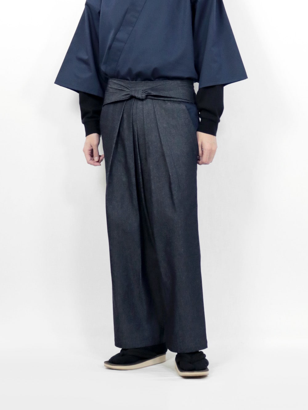 【予約】チノばかま デニム 日本製