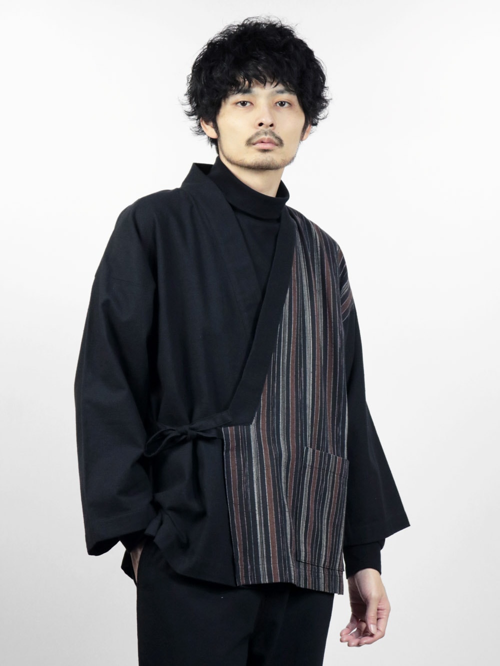 メンズ作務衣 樹亜羅 綿100％ L