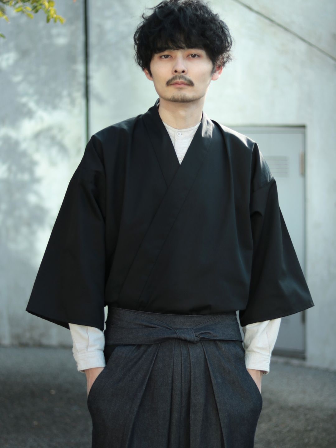 【復刻受注生産】筒袖上衣 ブラック