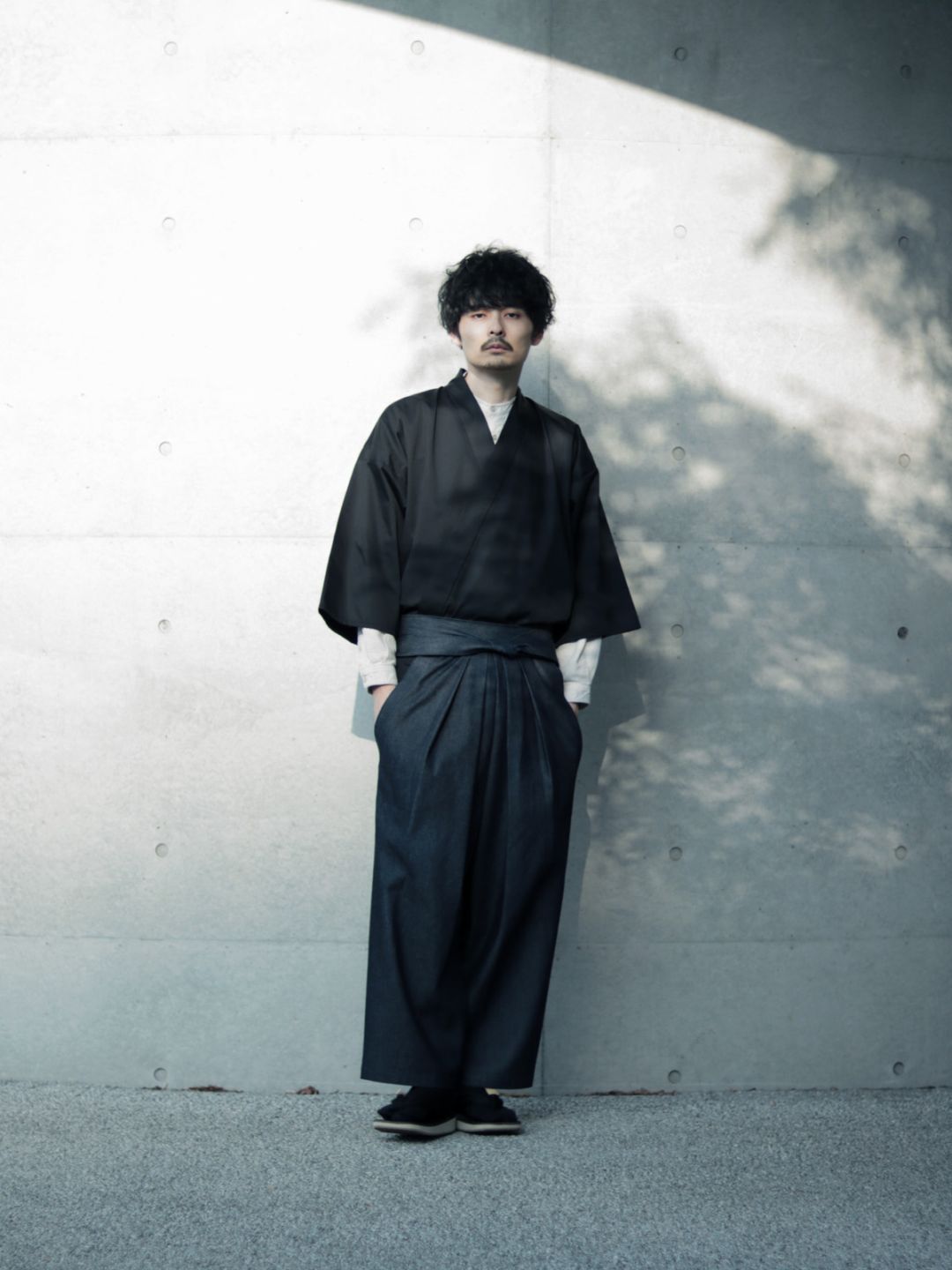 筒袖上衣＆チノばかまセット