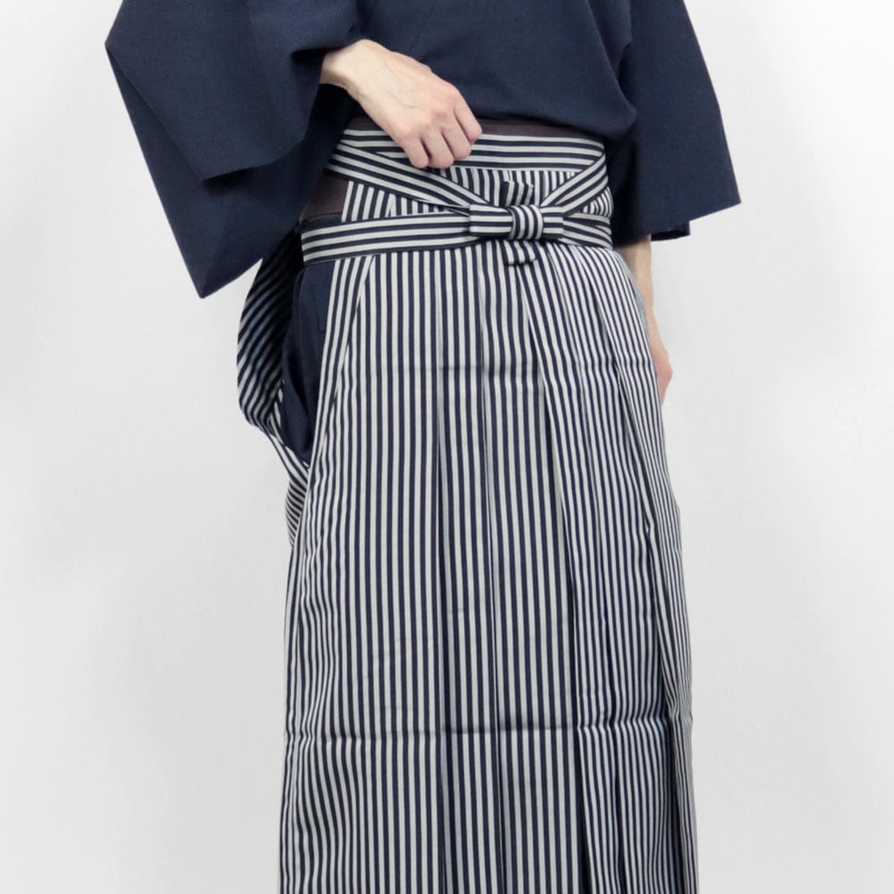 洗える馬乗り袴 縞