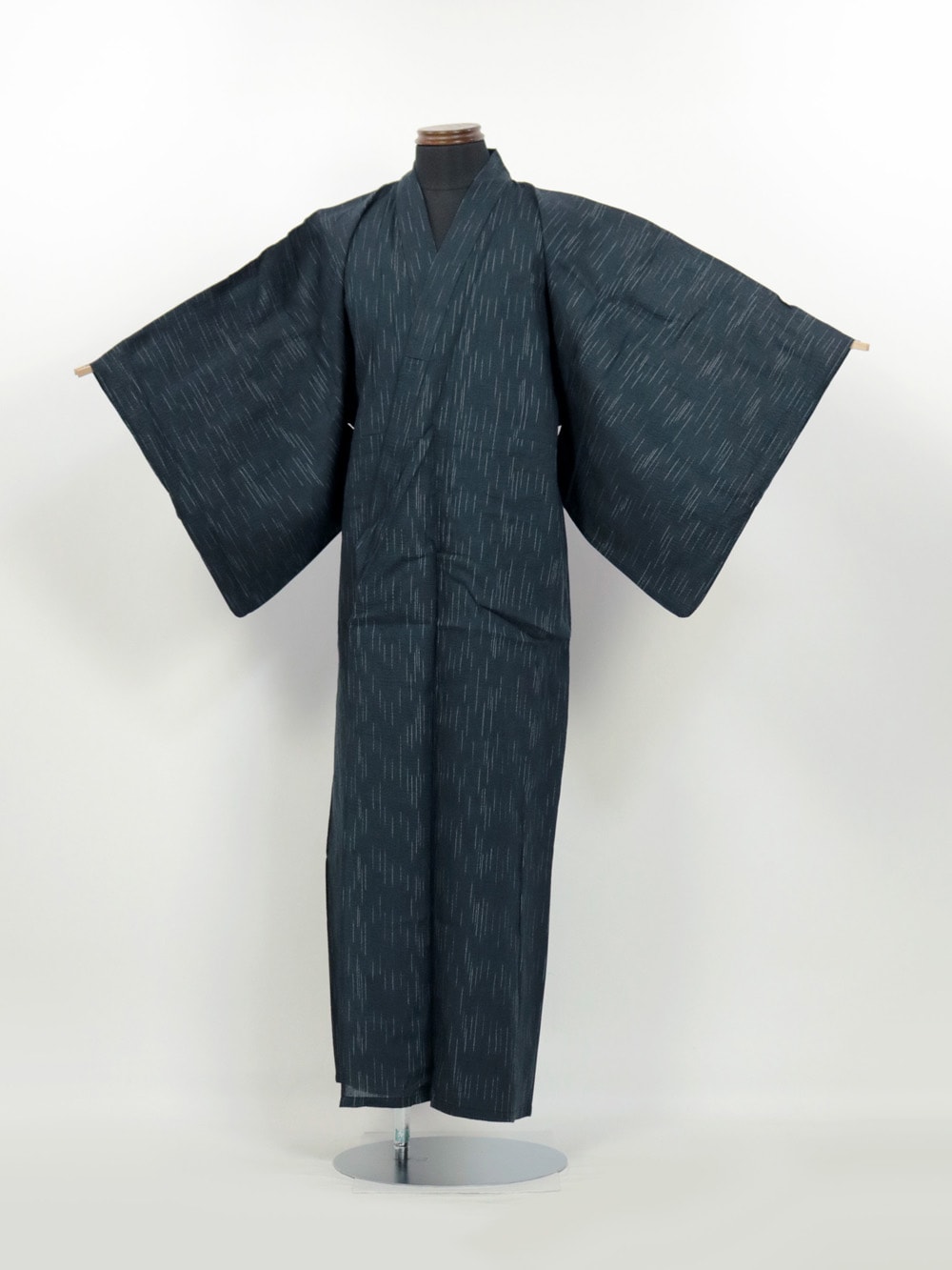 綿100% しじら メンズ浴衣 濃紺