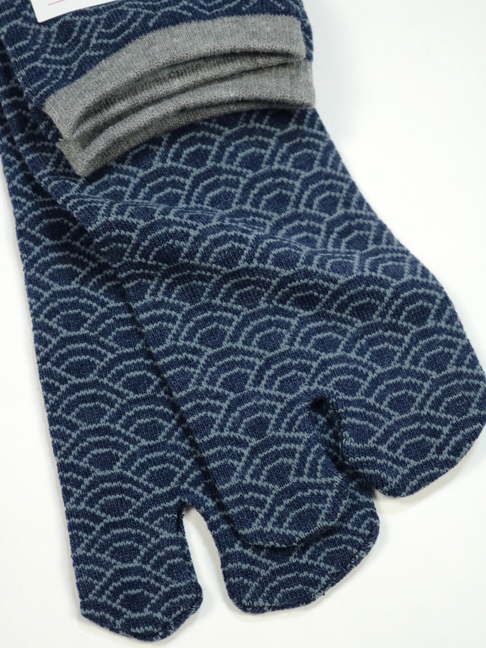 足袋ソックス 青海波柄 日本製