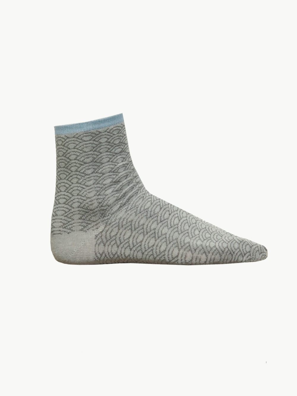 足袋ソックス 青海波柄 日本製