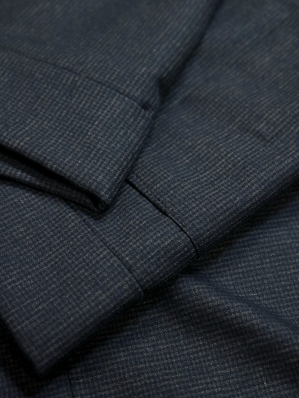 【サンプル放出品】ハオリジャケット 細チェック ウール混