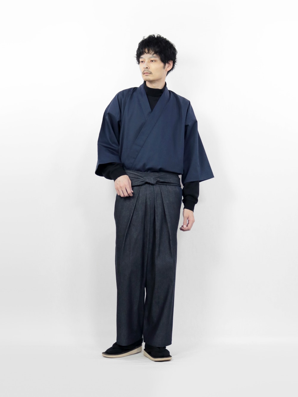 【予約】チノばかま デニム 日本製