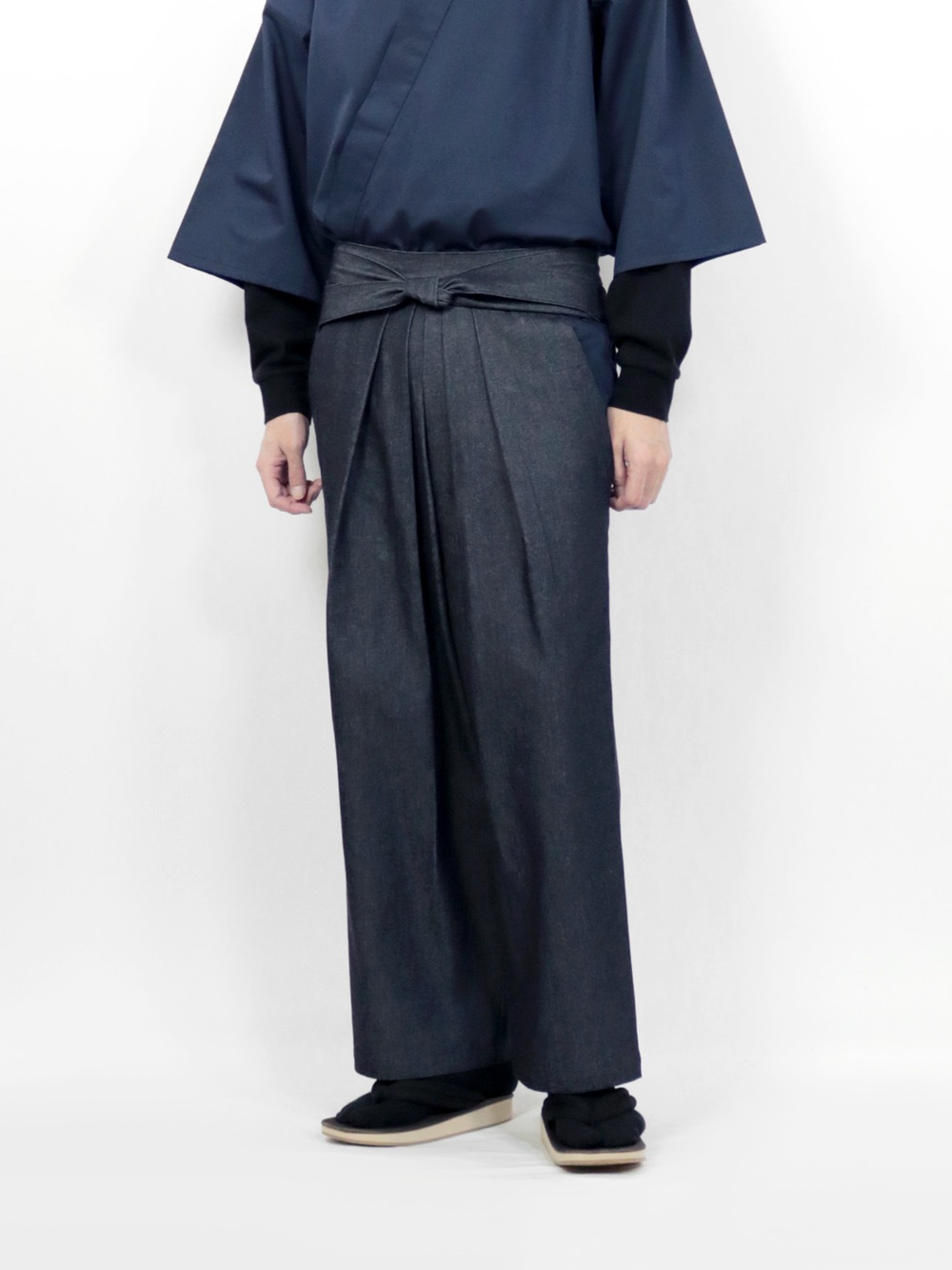 【予約】チノばかま デニム 日本製