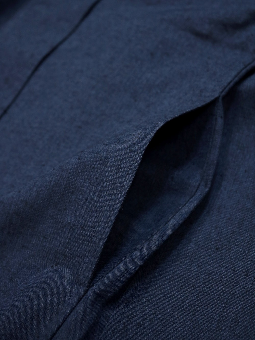 メンズ綿着物 アンサンブル ネイビー