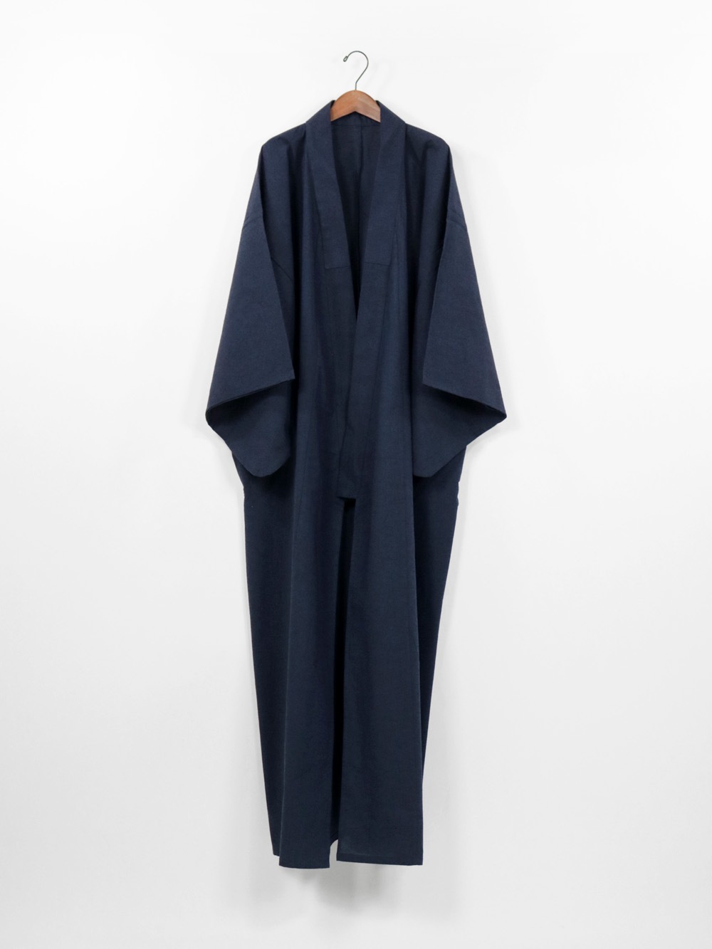 メンズ綿着物 アンサンブル ネイビー