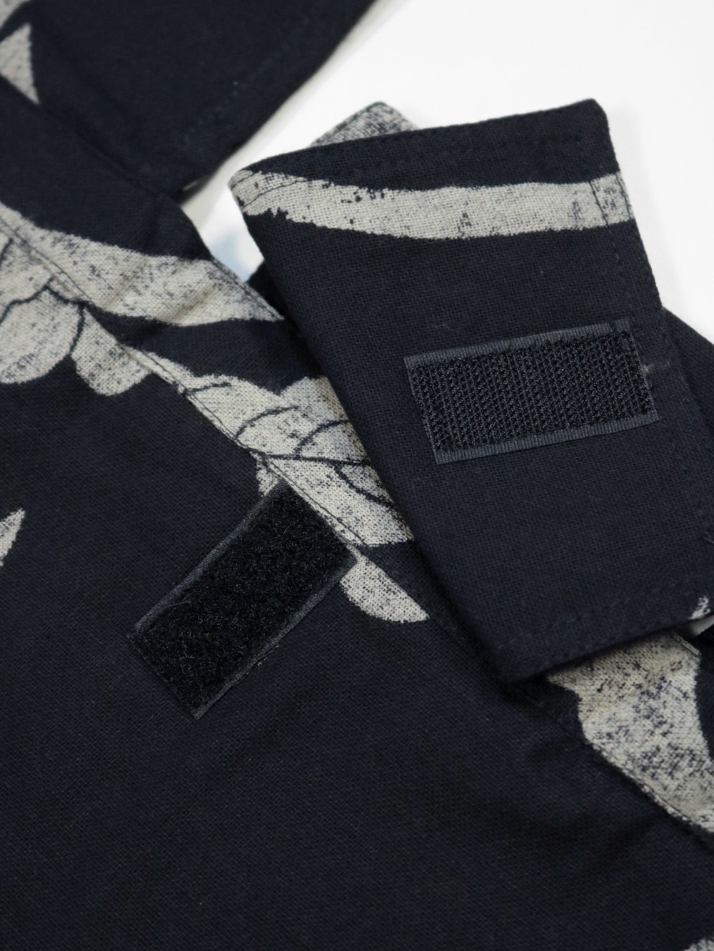 和柄 コットンバッグ マチ付き