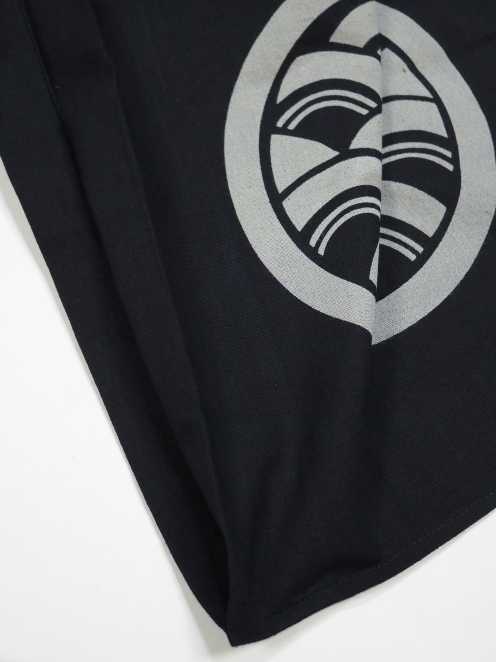 家紋柄 コットンバッグ マチ付き