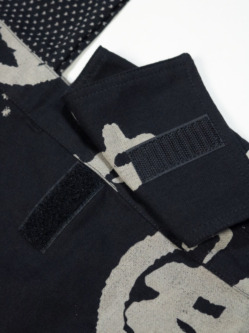 和柄 コットンバッグ マチ付き A