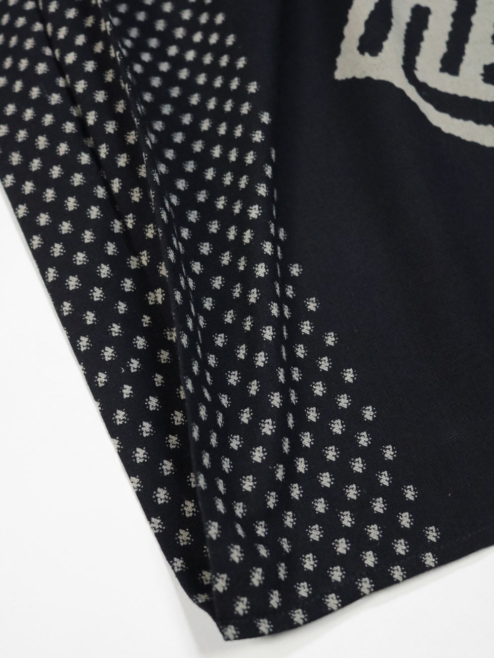 和柄 コットンバッグ マチ付き A