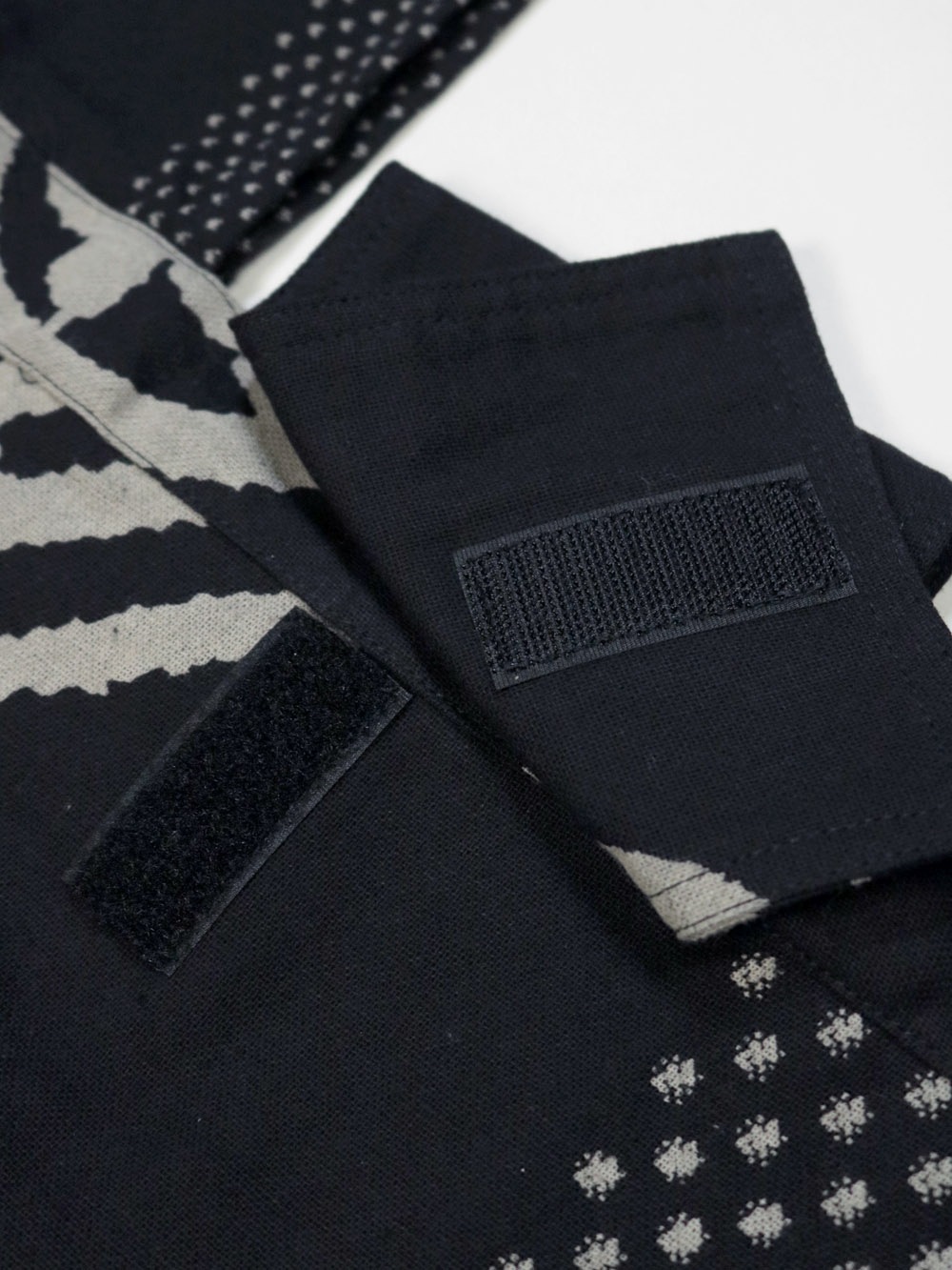 和柄 コットンバッグ マチ付き B