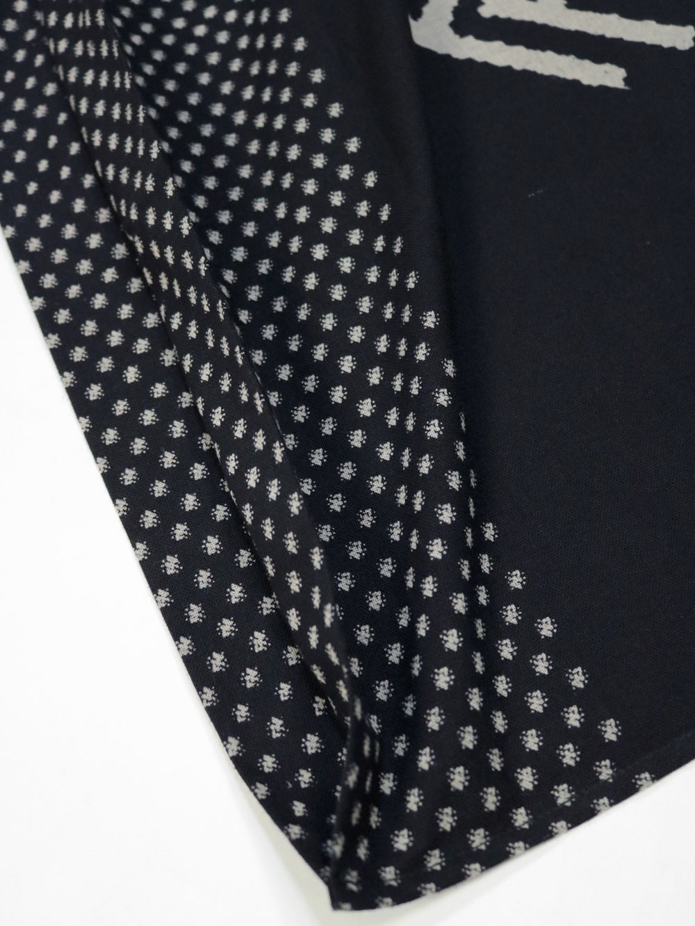 和柄 コットンバッグ マチ付き B