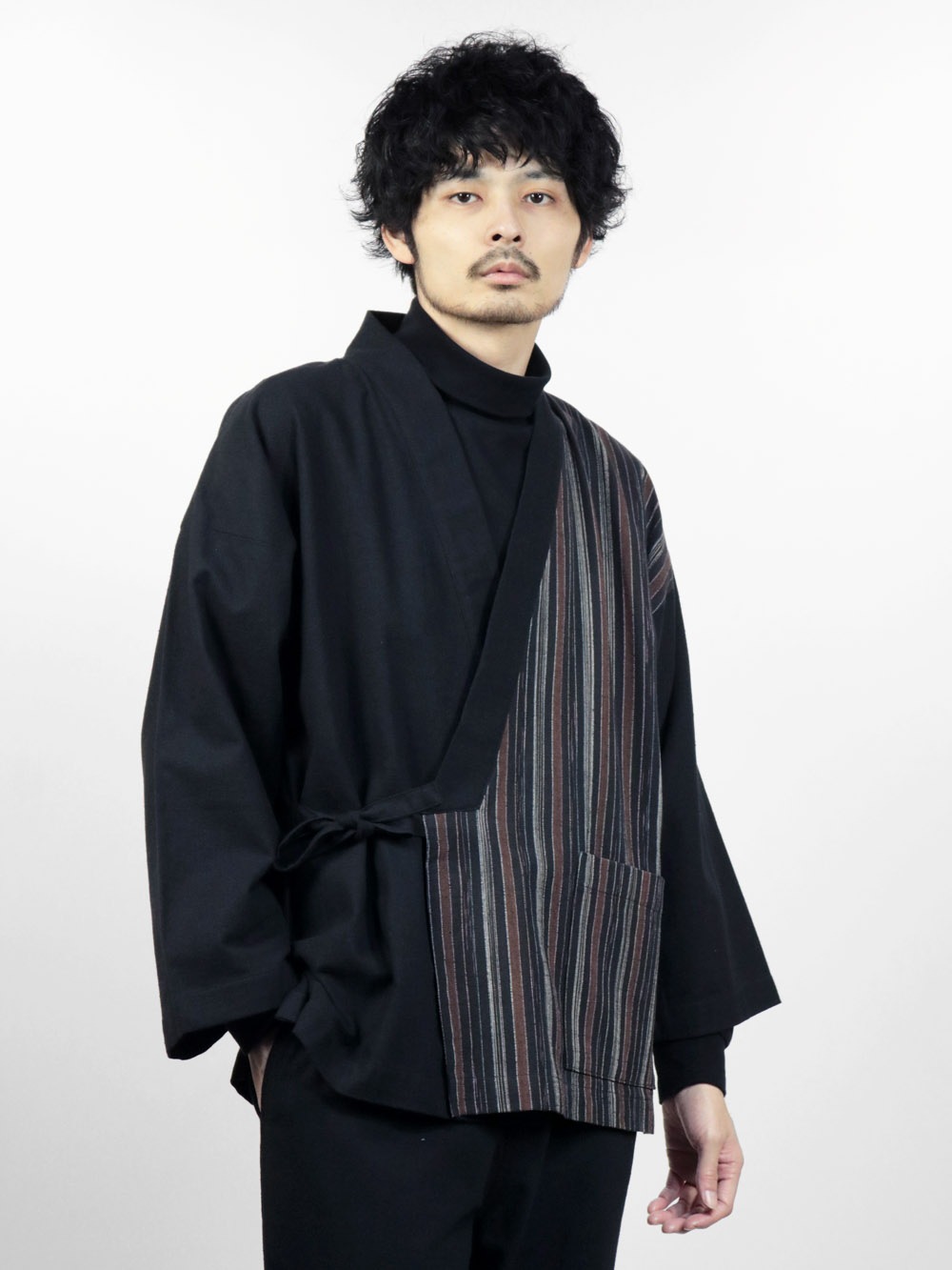 メンズ作務衣 樹亜羅 綿100％ L